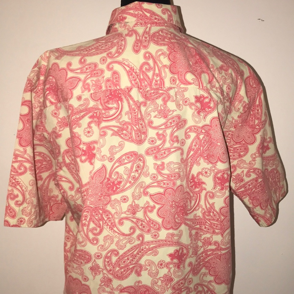 Diesel Men’s Paisley Print Button Down Size XL - Picture 5 of 8